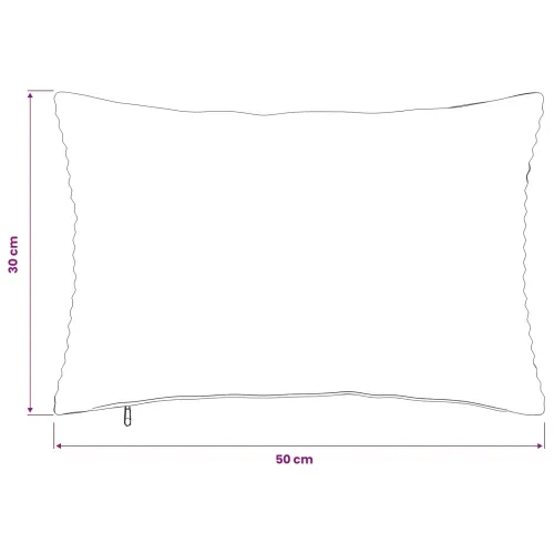 Presvlaka za jastuk 6 pcs HEERLEN Krem 30 x 50 cm Kord - Krem 30 x 50 cm 6 Cijena