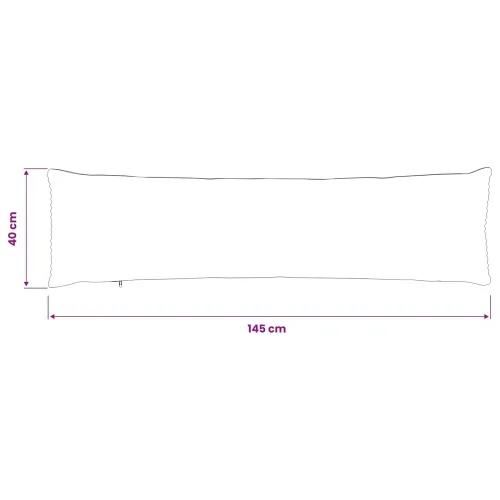 Presvlaka za jastuk 2 pcs HEERLEN Mornarsko plava 40 x 145 cm - Modra 40 x 145 cm 2 Cijena