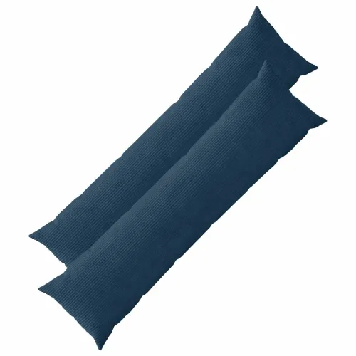 Presvlaka za jastuk 2 pcs HEERLEN Mornarsko plava 40 x 145 cm - Modra 40 x 145 cm 2 Cijena