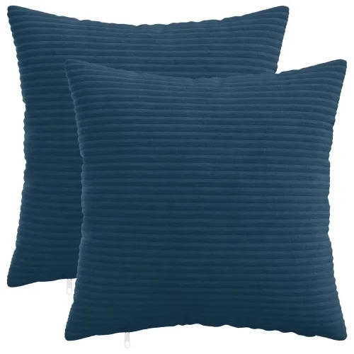 Presvlaka za jastuk 2 pcs HEERLEN Mornarsko plava 50 x 50 cm - Modra 50 x 50 cm 2 Cijena