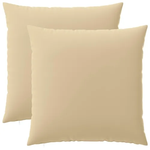 Presvlaka za jastuk 2 pcs HEERLEN Bež 80 x 80 cm Poliester - Bež 80 x 80 cm 2 Cijena
