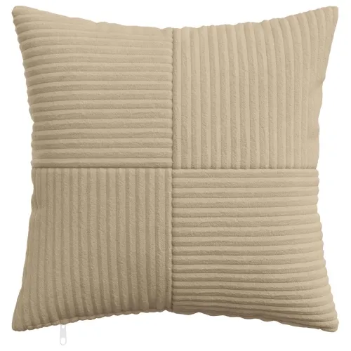 Presvlaka za jastuk 6 pcs ALMELO Sivosmeđa 30 x 30 cm Kord - Sivosmeđa 30 x 30 cm 6 Cijena