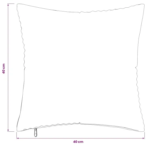 Presvlaka za jastuk 2 pcs ALMELO Mornarsko plava 40 x 40 cm - Modra 40 x 40 cm 2 Cijena