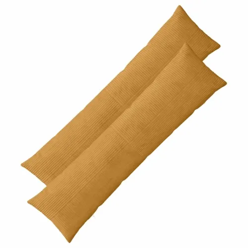 Presvlaka za jastuk 2 pcs ALMELO Žuta 40 x 145 cm Kord - Žuta 40 x 145 cm 2 Cijena