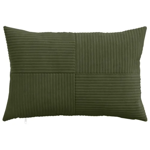 Presvlaka za jastuk 2 pcs ALMELO Zelena 40 x 60 cm Kord - Zelena 40 x 60 cm 2 Cijena