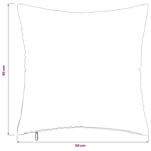 Presvlaka za jastuk 12 pcs ALMELO Žuta 50 x 50 cm Kord - Žuta 50 x 50 cm 12 Cijena