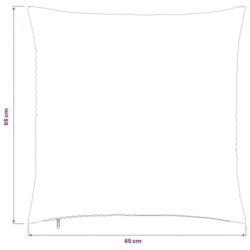 Presvlaka za jastuk 6 pcs ALMELO Siva zelena 65 x 65 cm Kord - Svijetlo zelena siva 65 x 65 cm 6 Cijena