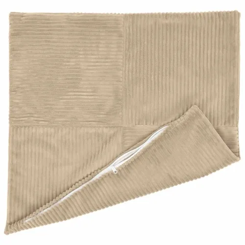 Presvlaka za jastuk 2 pcs ALMELO Sivosmeđa 70 x 70 cm Kord - Sivosmeđa 70 x 70 cm 2 Cijena