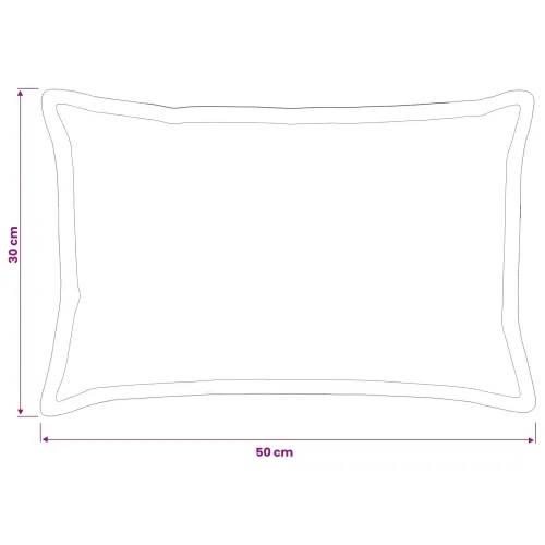 Presvlaka za jastuk 6 kom. HOUTEN Tamnosiva 30 x 50 cm - Tamnosiva 30 x 50 cm 6 Cijena
