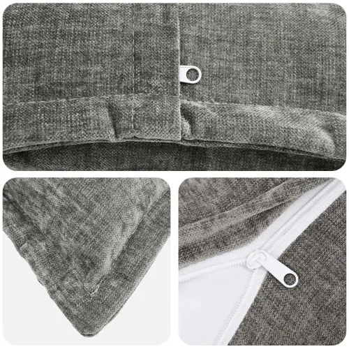 Presvlaka za jastuk 6 kom. HOUTEN Tamnosiva 30 x 50 cm - Tamnosiva 30 x 50 cm 6 Cijena