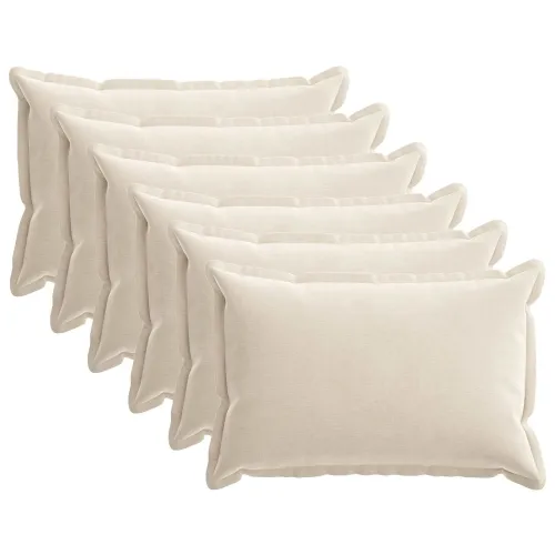 Presvlaka za jastuk 6 kom. HOUTEN Krem 30 x 50 cm - Krem 30 x 50 cm 6 Cijena