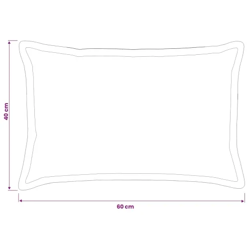 Presvlaka za jastuk 2 kom. HOUTEN Antracit 40 x 60 cm - Antracit 40 x 60 cm 2 Cijena