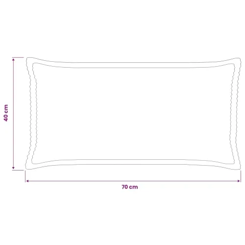 Presvlaka za jastuk 2 kom. HOUTEN Mornarsko plava 40 x 70 cm - Modra 40 x 70 cm 2 Cijena