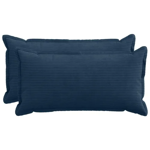 Presvlaka za jastuk 2 kom. HOUTEN Mornarsko plava 40 x 70 cm - Modra 40 x 70 cm 2 Cijena