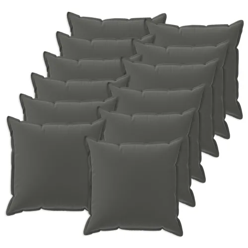 Presvlaka za jastuk 12 kom. HOUTEN Antracit 45 x 45 cm - Antracit 45 x 45 cm 12 Cijena