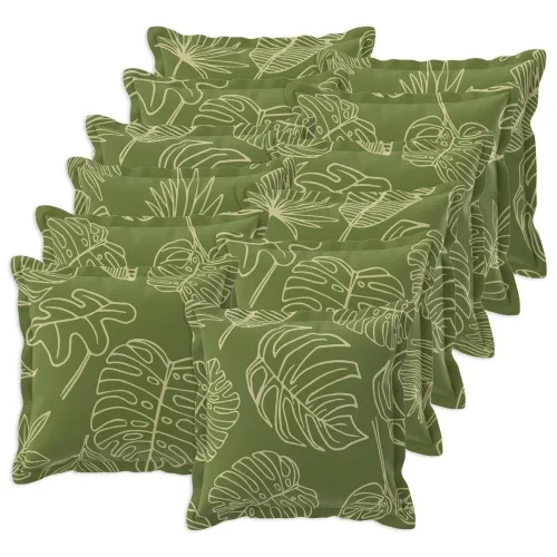Presvlaka za jastuk 12 kom. HOUTEN Dizajn lista 45 x 45 cm - Dezen s listom 45 x 45 cm 12 Cijena
