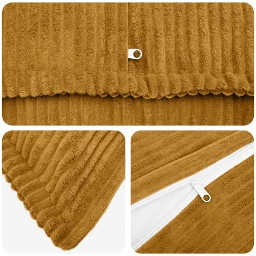 Presvlaka za jastuk 2 kom. HOUTEN Žuta 50 x 70 cm Kord - Žuta 50 x 70 cm 2 Cijena