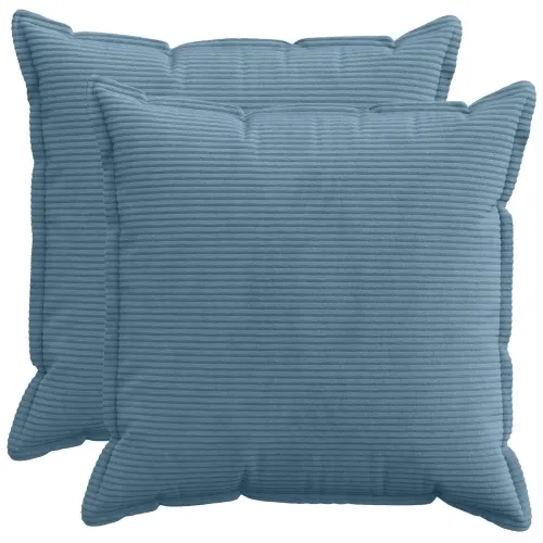 Presvlaka za jastuk 2 kom. HOUTEN Plava 80 x 80 cm Kord - Plava 80 x 80 cm 2 Cijena