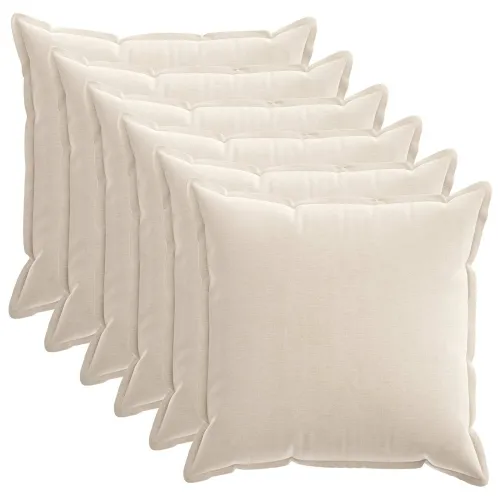 Presvlaka za jastuk 6 kom. HOUTEN Krem 80 x 80 cm - Krem 80 x 80 cm 6 Cijena