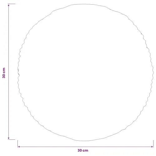 Presvlaka za jastuk 2 pcs HEERLEN Mornarsko plava Ø 30 cm Kord - Modra Ø 30 cm 2 Cijena