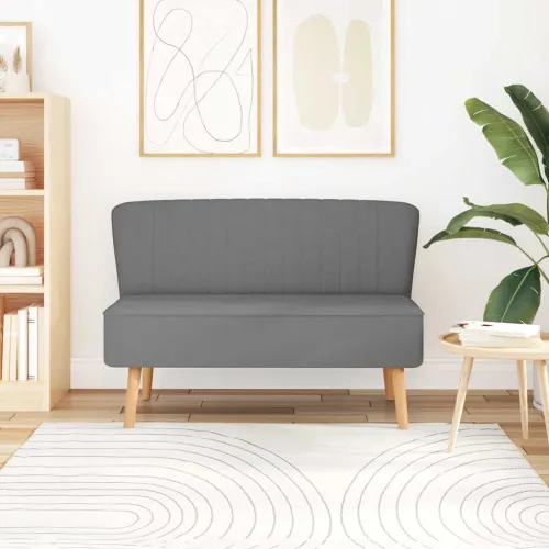 Kauč Tkanina 117x55,5x77 cm Svijetlo sivi - Svjetlosiva Cijena