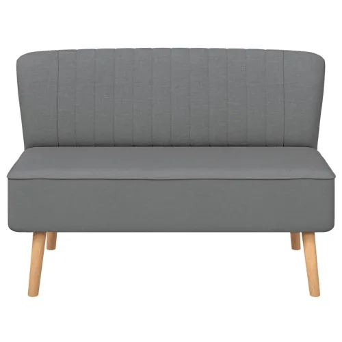 Kauč Tkanina 117x55,5x77 cm Svijetlo sivi - Svjetlosiva Cijena