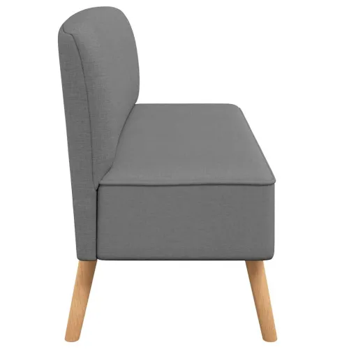 Kauč Tkanina 117x55,5x77 cm Svijetlo sivi - Svjetlosiva Cijena
