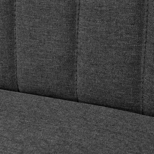 Sofa 117x55,5x77 cm Tkanina Tamno Siva - Tamno siva Cijena