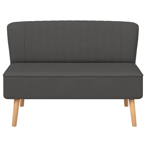 Sofa 117x55,5x77 cm Tkanina Tamno Siva - Tamno siva Cijena