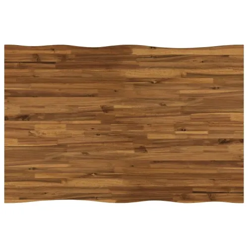 120 x 80 x 75 cm Čvrsto drvo akacije Prirodna i kava Pravokutni - Prirodno, kava 120 x 80 x 75 cm Živi rub Cijena