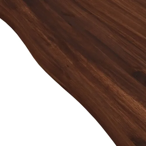 120 x 90 x 75 cm Čvrsto drvo akacije Tamno smeđa i crna - tamno smeđa i crna 120 x 90 x 75 cm Živi rub Cijena