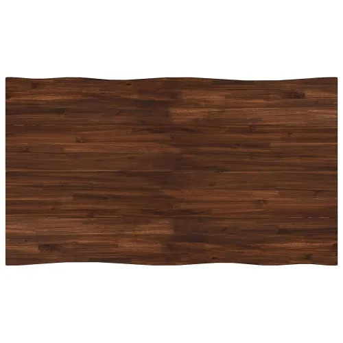 120 x 90 x 75 cm Čvrsto drvo akacije Tamno smeđa i bijela - tamno smeđe i bijele boje 120 x 90 x 75 cm Živi rub Cijena