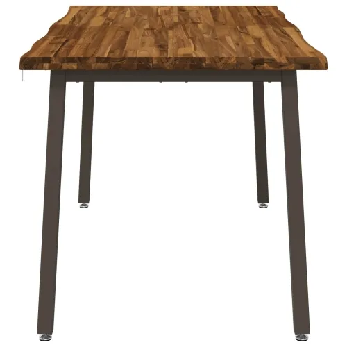 120 x 90 x 75 cm Čvrsto drvo akacije Prirodna i kava Pravokutni - Prirodno, kava 120 x 90 x 75 cm Živi rub Cijena