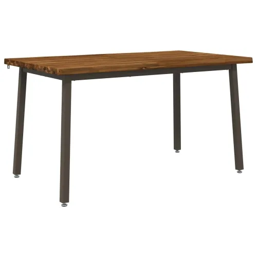 120 x 90 x 75 cm Čvrsto drvo akacije Prirodna i kava Pravokutni - Prirodno, kava 120 x 90 x 75 cm Živi rub Cijena