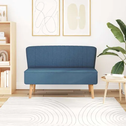 Kauč Tkanina 117x55,5x77 cm Plavi - Plava Cijena