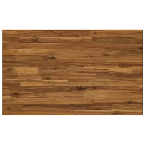 90 x 55 x 75 cm Čvrsto drvo akacije Prirodna i bijela - Prirodna i bijela 90 x 55 x 75 cm Četvrtasto Cijena