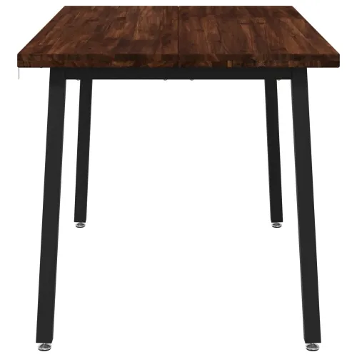 120 x 70 x 75 cm Čvrsto drvo akacije Tamno smeđa i crna - tamno smeđa i crna 120 x 70 x 75 cm Četvrtasto Cijena