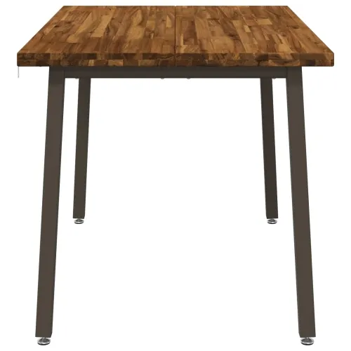 120 x 70 x 75 cm Čvrsto drvo akacije Prirodna i kava Pravokutni - Prirodno, kava 120 x 70 x 75 cm Četvrtasto Cijena