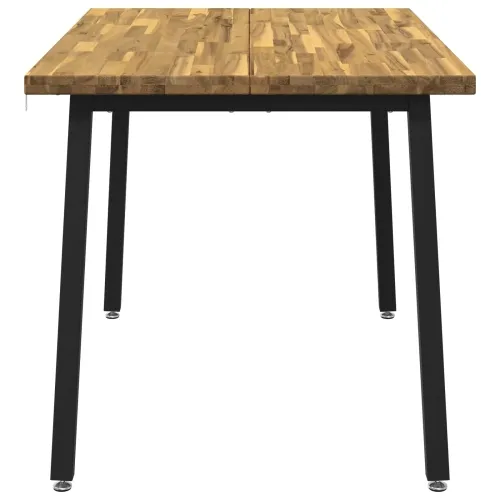 120 x 70 x 75 cm Čvrsto drvo akacije Bijela i crna Pravokutni - Bijela i crna 120 x 70 x 75 cm Četvrtasto Cijena