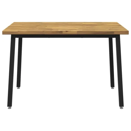 120 x 70 x 75 cm Čvrsto drvo akacije Bijela i crna Pravokutni - Bijela i crna 120 x 70 x 75 cm Četvrtasto Cijena