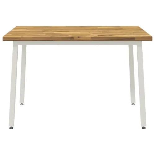 120 x 70 x 75 cm Čvrsto drvo akacije Bijela Pravokutni - Bijela 120 x 70 x 75 cm Četvrtasto Cijena