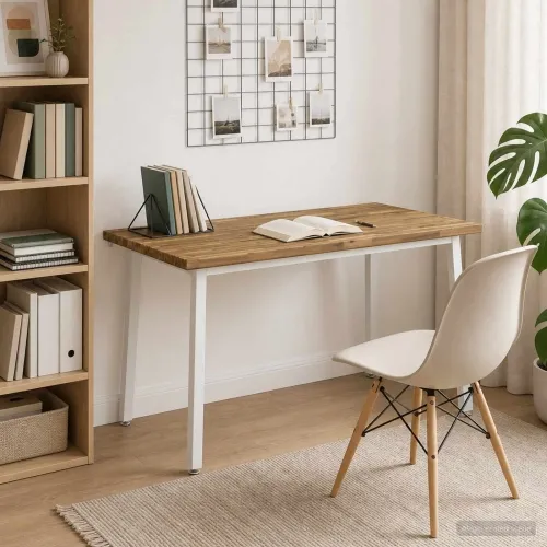 140 x 70 x 75 cm Čvrsto drvo akacije Bijela Pravokutni - Bijela 140 x 70 x 75 cm Četvrtasto Cijena