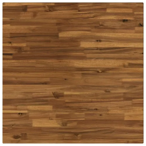 80 x 80 x 75 cm Čvrsto drvo akacije Prirodna i bijela - Prirodna i bijela 80 x 80 x 75 cm Četvrtasto Cijena