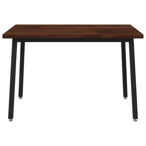 120 x 80 x 75 cm Čvrsto drvo akacije Tamno smeđa i crna - tamno smeđa i crna 120 x 80 x 75 cm Četvrtasto Cijena