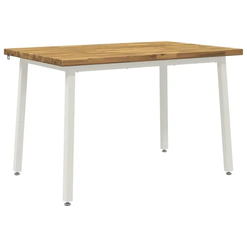 120 x 80 x 75 cm Čvrsto drvo akacije Bijela Pravokutni - Bijela 120 x 80 x 75 cm Četvrtasto Cijena