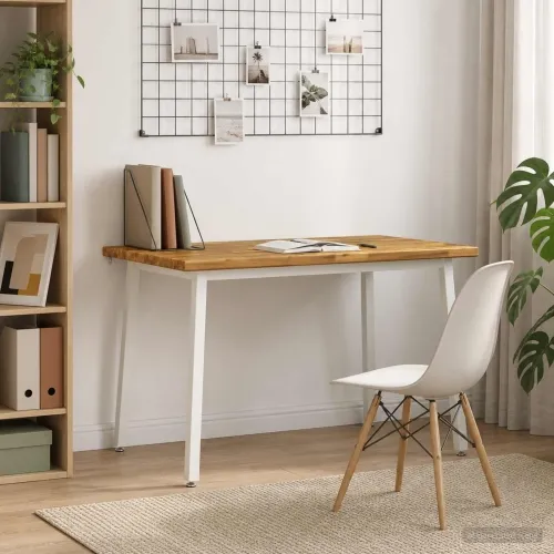 120 x 80 x 75 cm Čvrsto drvo akacije Bijela Pravokutni - Bijela 120 x 80 x 75 cm Četvrtasto Cijena