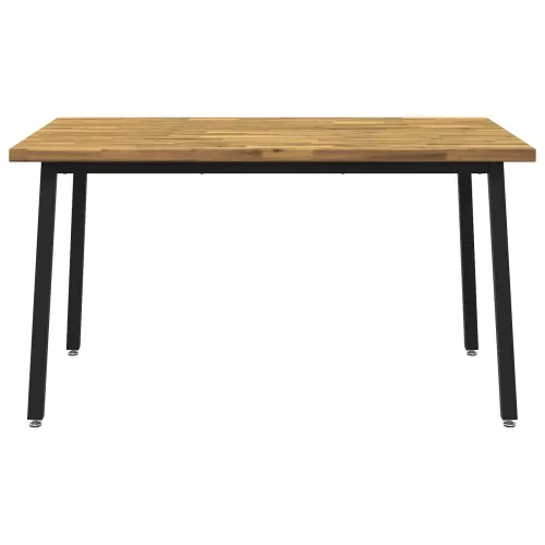 140 x 80 x 75 cm Čvrsto drvo akacije Bijela i crna Pravokutni - Bijela i crna 140 x 80 x 75 cm Četvrtasto Cijena
