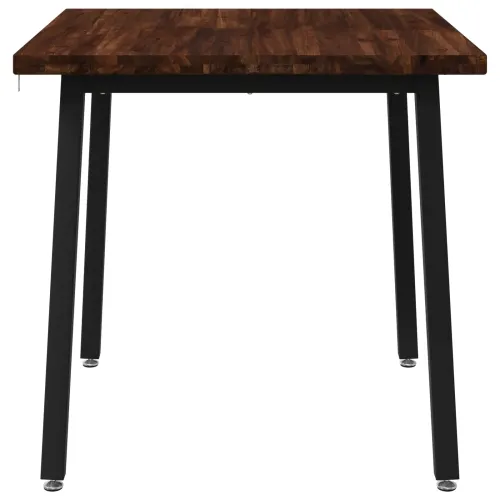 90 x 90 x 75 cm Čvrsto drvo akacije Tamno smeđa i crna - tamno smeđa i crna 90 x 90 x 75 cm Četvrtasto Cijena
