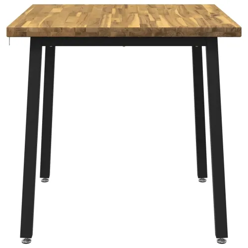 90 x 90 x 75 cm Čvrsto drvo akacije Bijela i crna Četvrtasti - Bijela i crna 90 x 90 x 75 cm Četvrtasto Cijena