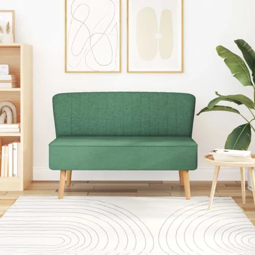 Sofa 117x55,5x77 cm Tkanina Zelena  - Zelena Cijena